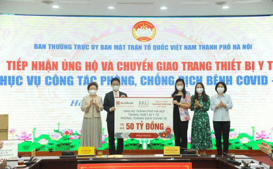 Hà Nội tiếp nhận hơn 100 tỷ đồng phòng, chống dịch Covid-19