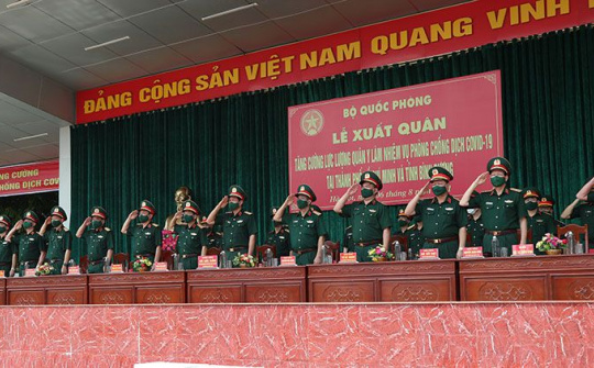 Tăng cường lực lượng Quân y làm nhiệm vụ phòng, chống dịch COVID-19