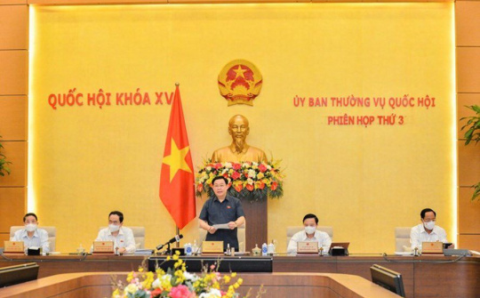 Ủy ban Thường vụ Quốc hội sẽ cho ý kiến 6 dự án luật trong phiên họp thứ 3