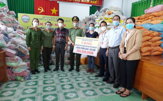 Công an tỉnh Đắk Nông chung tay phòng, chống dịch Covid-19