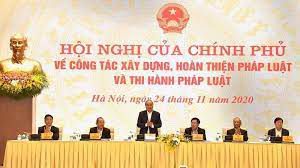 Tổ chức xây dựng, thực hiện tốt hệ thống pháp luật, cơ chế, chính sách để phát triển đất nước