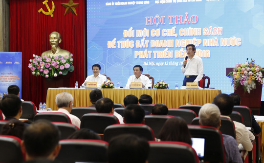 Đổi mới cơ chế, chính sách để thúc đẩy doanh nghiệp nhà nước phát triển bền vững