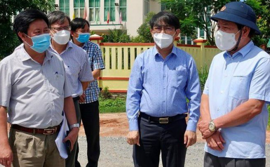 Chủ tịch UBND tỉnh Đặng Văn Minh đi kiểm tra, tháo gỡ những tồn tại, vướng mắc đối với các dự án tại TP Quảng Ngãi