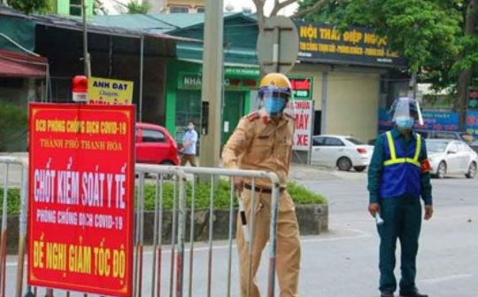 TP.Thanh Hóa: Xử phạt hơn 1 tỷ đồng sau 6 ngày thực hiện giãn cách xã hội theo Chỉ thị 16