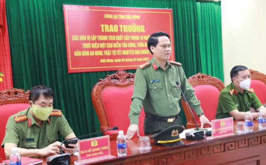 Công an Đắk Nông đạt thành tích xuất sắc trong 15 ngày đầu thực hiện đợt cao điểm