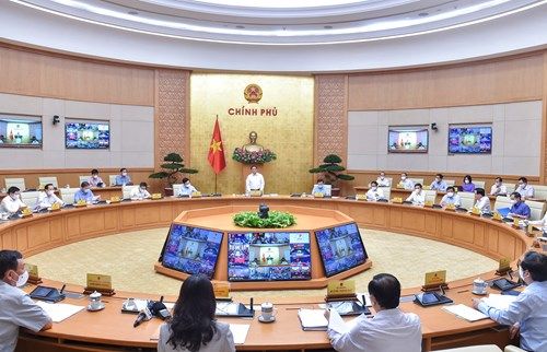 Nghị quyết  Hội nghị trực tuyến Chính phủ với địa phương và Phiên họp Chính phủ thường kỳ tháng 9