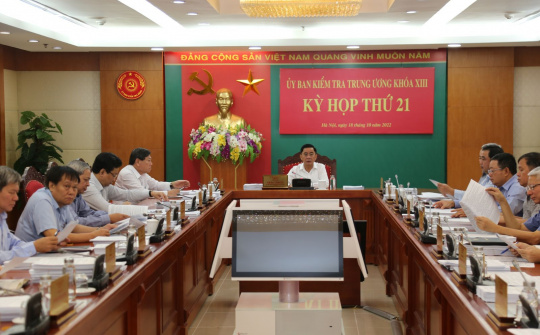 Thông cáo báo chí Kỳ họp thứ 21 của Ủy ban Kiểm tra Trung ương