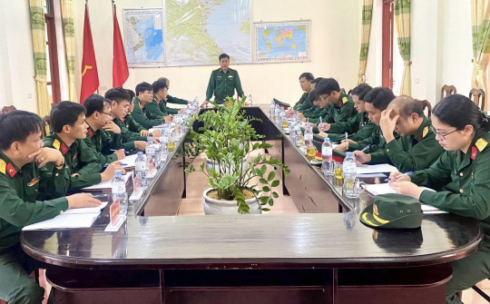 Kiểm tra thực hiện nhiệm vụ quân sự, quốc phòng năm 2022 tại Trung đoàn 654