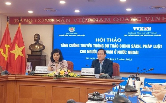 Tăng cường truyền thông dự thảo chính sách, pháp luật cho người Việt Nam ở nước ngoài