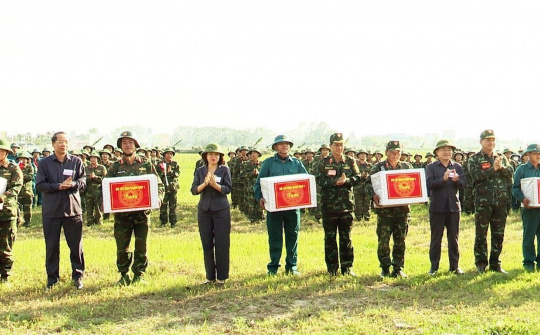 Thực hành diễn tập khu vực phòng thủ tỉnh Bắc Ninh năm 2022