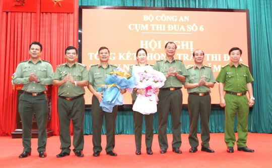 Công an Đắk Nông được Cụm thi đua số 6 đề nghị tặng Cờ thi đua của Chính phủ