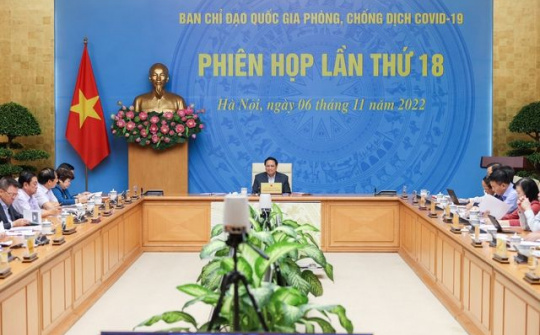 Thủ tướng chủ trì phiên họp Ban chỉ đạo Quốc gia phòng chống dịch Covid-19