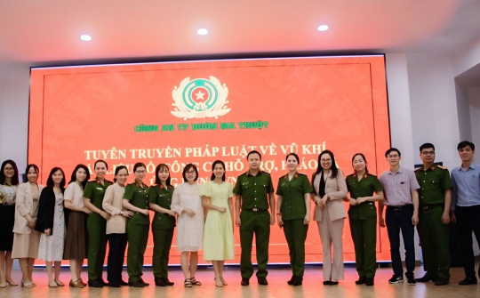 Công an TP Buôn Ma Thuột đẩy mạnh tuyên truyền Đề án 06