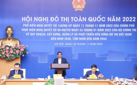 Quy hoạch, xây dựng, quản lý và phát triển bền vững đô thị Việt Nam đến năm 2030, tầm nhìn 2045