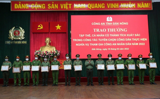 Công an Đắk Nông làm tốt công tác tuyển chọn công dân thực hiện nghĩa vụ tham gia CAND năm 2022