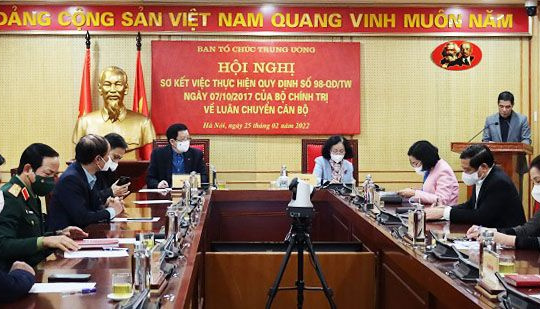 Thực hiện Quy định 98: Luân chuyển hơn 13.500 lượt cán bộ các cấp