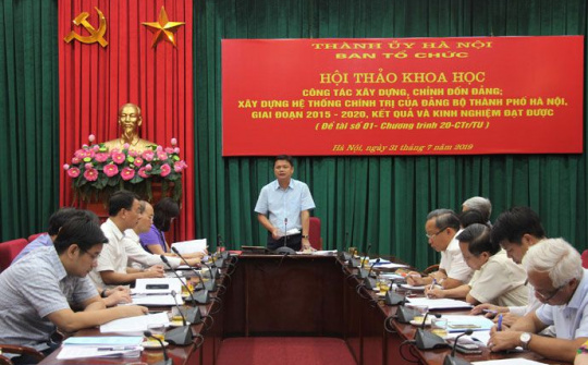 Xây dựng và chỉnh đốn Đảng về đạo đức hiện nay - Thực trạng và một số vấn đề đặt ra