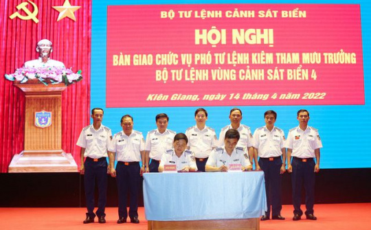 Bổ nhiệm Tư lệnh, Phó Tư lệnh kiêm Tham mưu trưởng Bộ Tư lệnh Vùng Cảnh sát biển 4