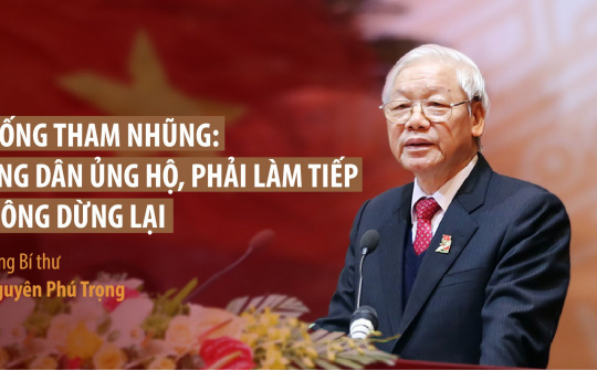 Để lấy lại niềm tin của dân, phải đẩy mạnh phòng chống tham nhũng hơn nữa