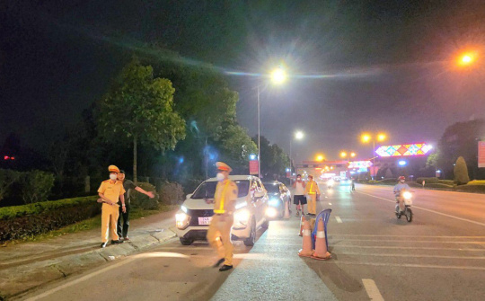 TP Lào Cai: Tăng cường kiểm soát vi phạm nồng độ cồn và ma túy đảm bảo an toàn giao thông