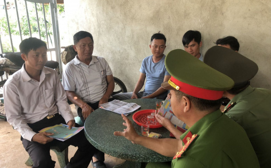Đắk Nông: Công an huyện Đắk Mil tuyên truyền cảnh báo tội phạm lừa đảo trên không gian mạng