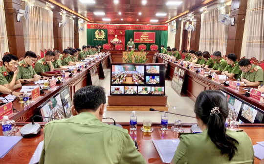 Công an Đắk Nông giao ban công tác chính trị tư tưởng 6 tháng đầu năm