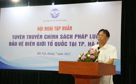 Tập huấn chính sách, pháp luật về bảo vệ biên giới của Tổ quốc