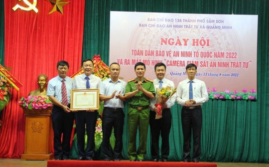 Thanh Hóa: Xã Quảng Minh tổ chức Ngày hội toàn dân bảo vệ An ninh tổ quốc