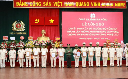 Công an tỉnh Đắk Nông: Dấu ấn Phòng An ninh mạng và PCTP sử dụng công nghệ cao