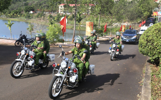 Công an Đắk Nông bảo vệ tuyệt đối an ninh, an toàn Tết Nguyên đán Qúy Mão 2023
