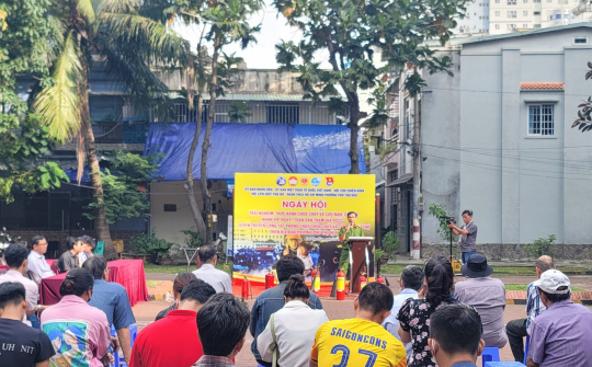 Tân Phú: Tuyên truyền công tác PCCC và CNCH trên địa bàn phường Phú Thọ Hòa