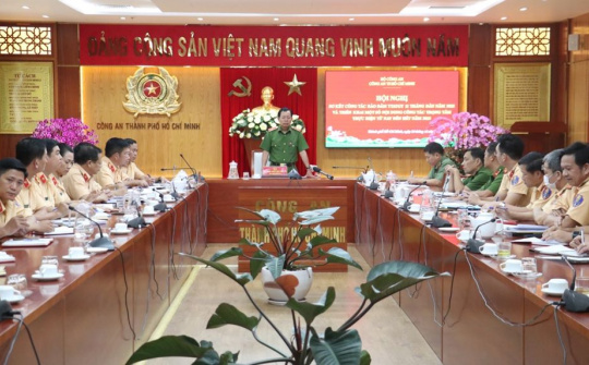 Công an TP.HCM: Hội nghị trực tuyến đảm bảo TTATGT và triển khai công tác trọng tâm đến hết năm 2023