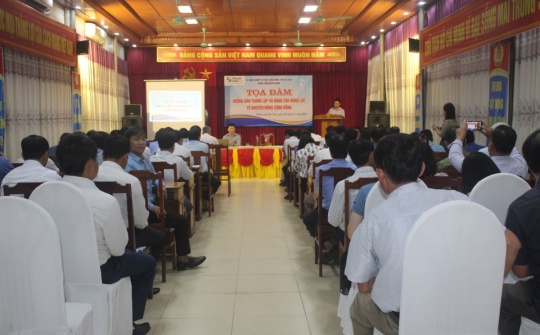 Hà Tĩnh: Toạ đàm hướng dẫn thành lập và nâng cao năng lực Tổ khuyến nông cộng đồng