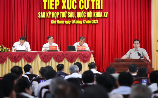 Thủ tướng Phạm Minh Chính tiếp xúc cử tri Cần Thơ