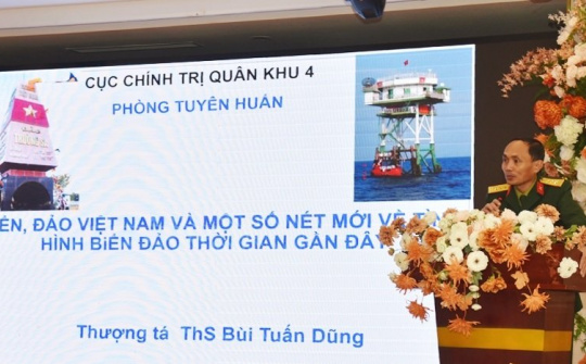 Hà Tĩnh: Tập huấn phổ biến chính sách, pháp luật về biển, đảo cho cán bộ, phóng viên