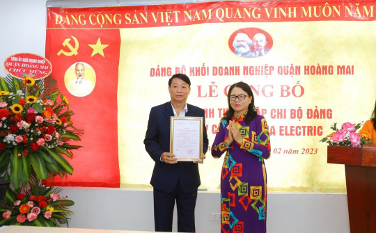 Vina Electric thành lập Chi bộ Đảng