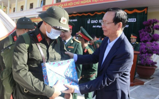 Tưng bừng ngày hội tòng quân ở Đắk Nông