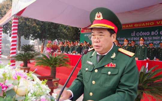 Cục Hậu cần Quân khu 4: Công bố Quyết định thành lập Lữ đoàn Vận tải hỗn hợp 654