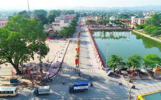 Phấn đấu đến năm 2025 xây dựng đô thị Chũ đủ điều kiện trở thành thị xã