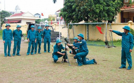 Xây dựng lực lượng chuyên trách, kiêm nhiệm phòng thủ dân sự đảm bảo tinh gọn, hiệu quả