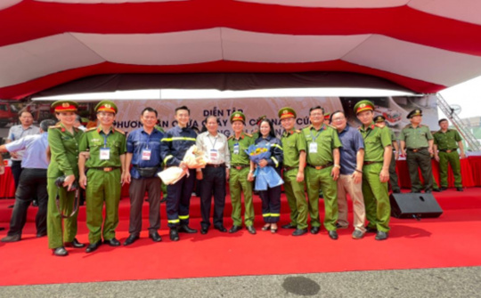 TPHCM diễn tập phương án CC & CNCH cấp thành phố tại đường hầm sông Sài Gòn