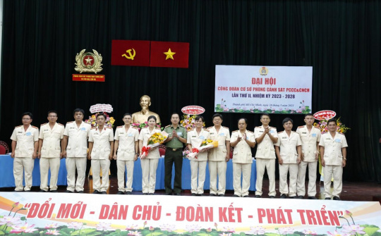 Công đoàn cơ sở Phòng PC07 tổ chức thành công Đại hội Công đoàn cơ sở lần thứ II, nhiệm kỳ 2023 - 2028