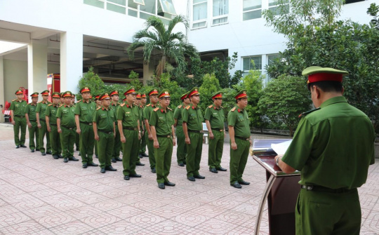 Phòng Cảnh sát PCCC&CNCH - CA TP. Hồ Chí Minh tổ chức Lễ dâng hương và Báo công