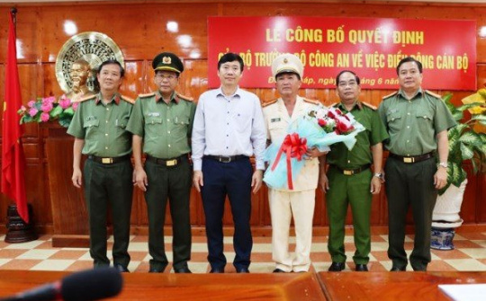 Đồng Tháp có tân Phó Giám đốc Công an