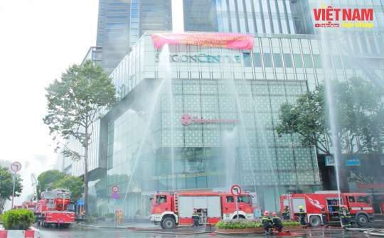 Diễn tập Chữa cháy và Cứu nạn, cứu hộ tại Saigon Centre