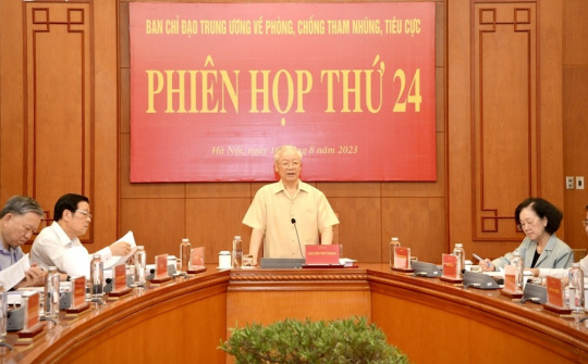 Phiên họp thứ 24: Chuyển biến tích cực trong công tác phòng chống tham nhũng tiêu cực