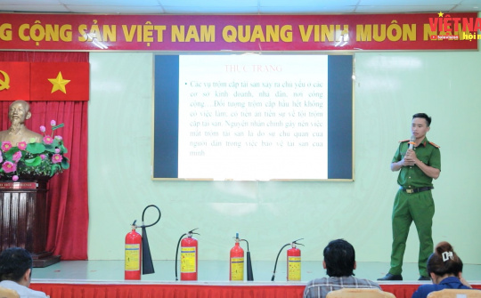 Phú Thọ Hòa: Xây dựng an toàn và trách nhiệm cộng đồng trong PCCC và phòng, chống trộm