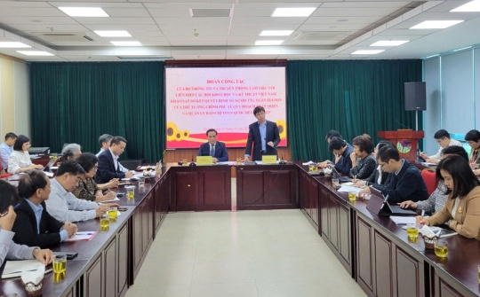 Liên hiệp các Hội Khoa học và Kỹ thuật Việt Nam thực hiện tốt quy hoạch báo chí