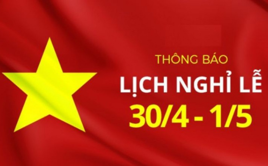 Thủ tướng đồng ý hoán đổi ngày làm việc dịp nghỉ lễ 30/4 - 1/5/2024