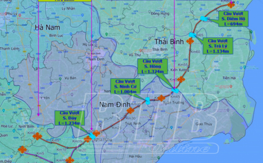 Lập Hội đồng thẩm định Báo cáo nghiên cứu khả thi cao tốc Ninh Bình - Hải Phòng đoạn qua Nam Định, Thái Bình